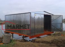 Garaż blaszany 4×6 m