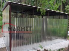 Śmietnik 3×4 m – blacha i siatka